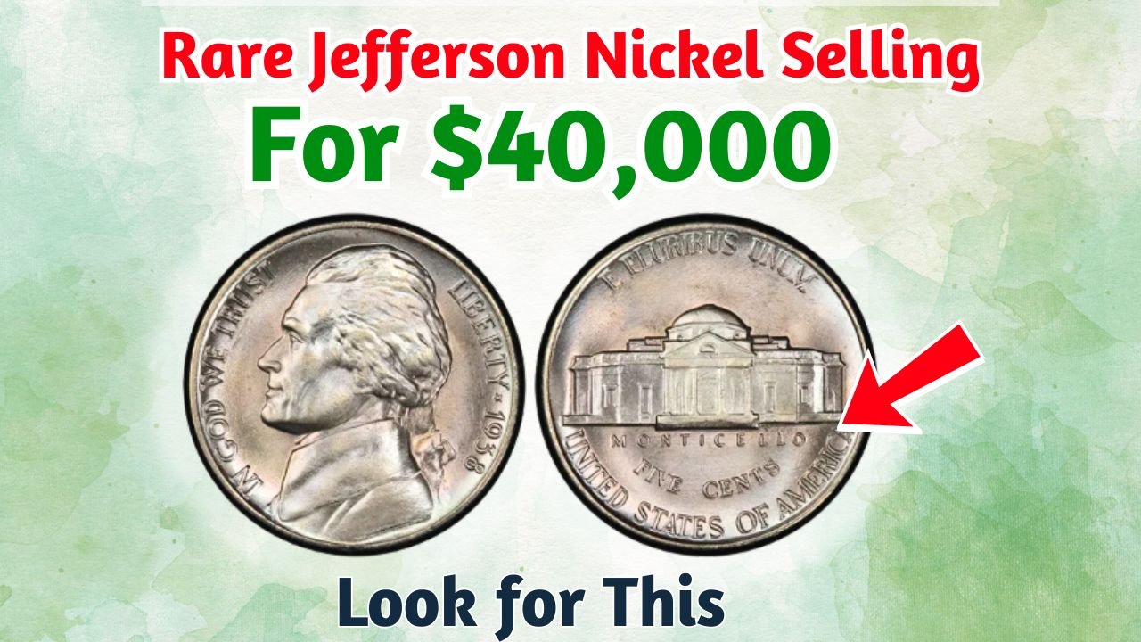 Jefferson Nickel Bought for 3¢, Sold for $40,000